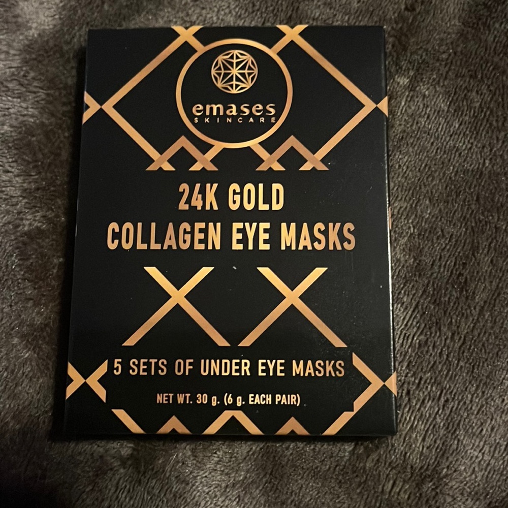 NIB 24k Gold Collagen Eye Masks- set of 5